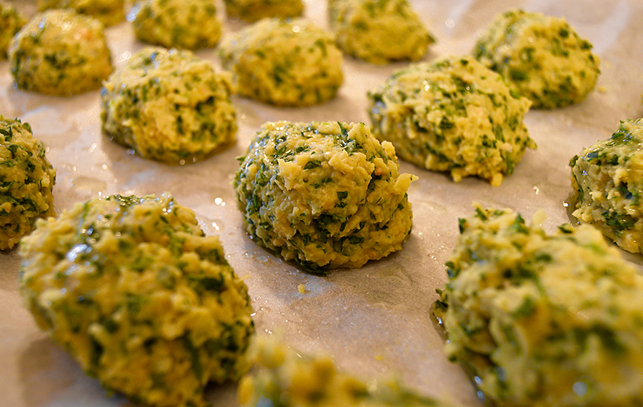 Parsley falafel recipe