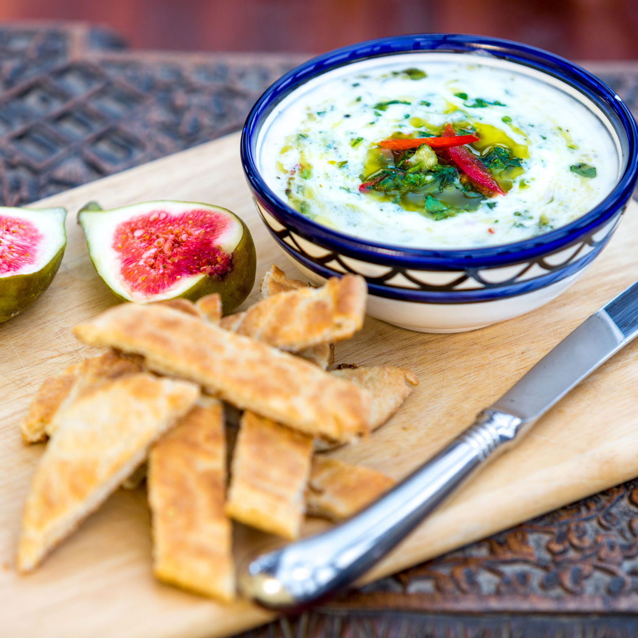 Yogurt and mint dip