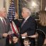 US ambassador to Israel, zionist David Friedman gets sworn in by Vice President of the United States Mike Pence | Photo by: McKenzie Clift | Via: Wikimedia Commons