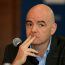 FIFA President Gianni Infantino at a press conference in Doha | Photo by: Doha Stadium Plus Qatar | Via: Flickr | Licensed under: CC BY 2.0