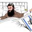 Day 36 of the hunger strike for Palestinian human rights and Israeli Prison Services still have not negotiated according to the Palestinian Prisoners Media Committee | Cartoon by: Carlos Latuff | Twitter: @LatuffCartoons