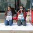 Manchester students starving themselves in solidarity with Palestinian hunger strikers | Photo via: BDS Campaign University of Manchester