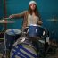 Nana Ashour, Gaza's first female drummer | Photo by: Mohammed Asad